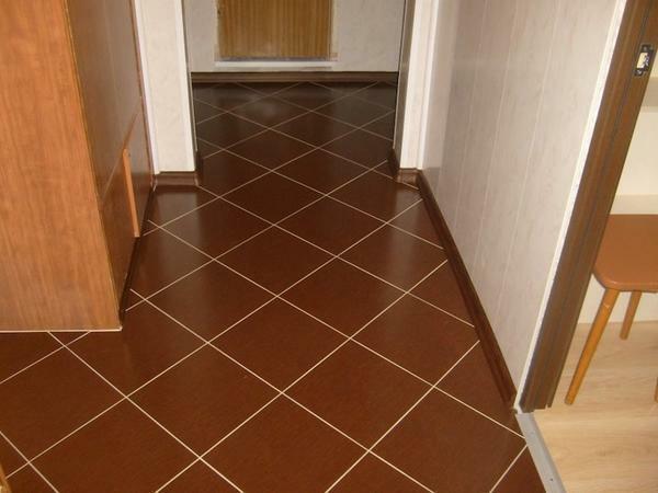 The advantage of the tile for the corridor is that it is wear-resistant