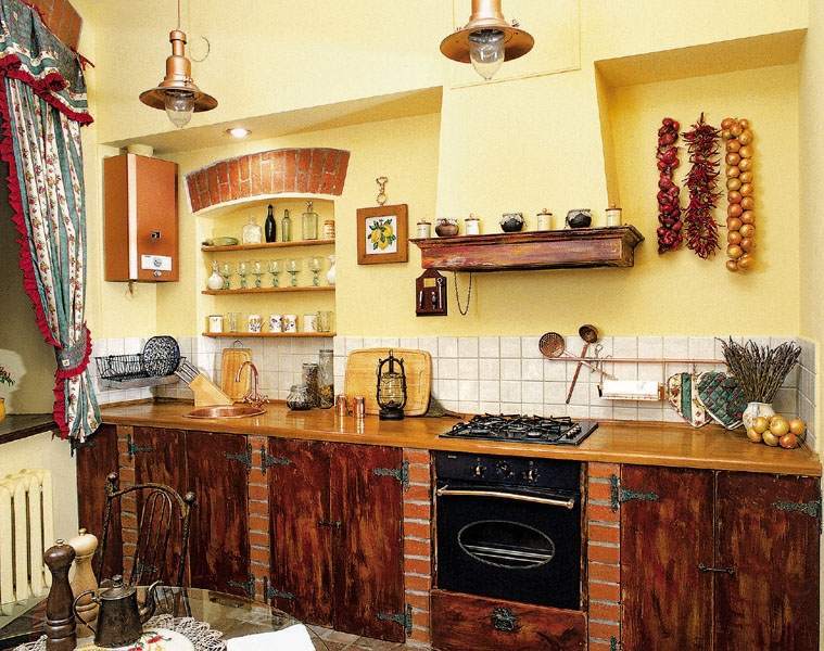 Rustikale Küche