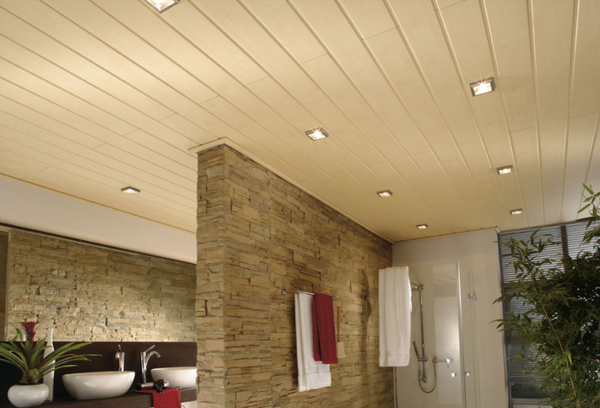 Ceilings from plastic panels are moisture-proof, safe for health and durable