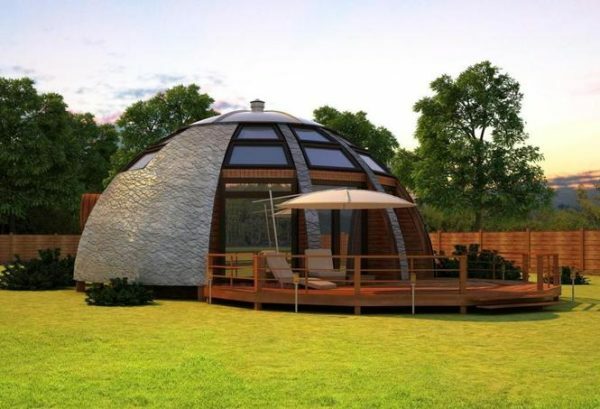 Many believe that it is for the dome houses the future, as they are much more economical in the construction and maintenance