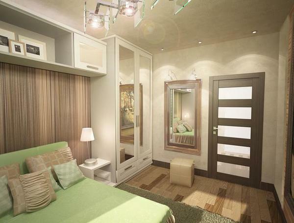 Para tornar o quarto um moderno, os designers recomendo usar wallpapers