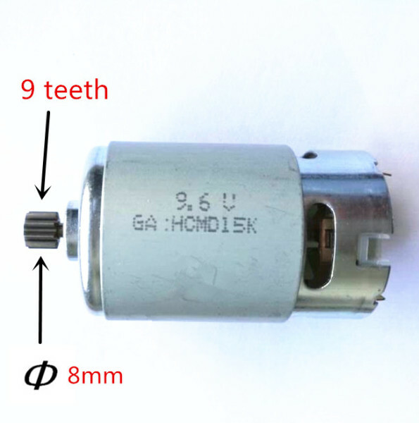 EXAMPLE motor of which can be found in rechargeable screwdrivers