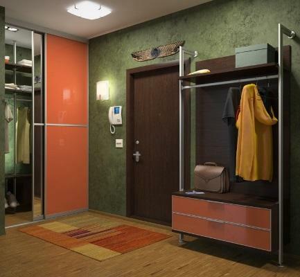 Mēbelēts mūsu ģērbtuve zālē, ir nepieciešams domāt iepriekš dizaina telpu un atrast praktisku mēbeļu komplektu