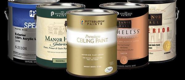 Pittsburgh Paints - société américaine produisant des peintures qui ressemblent beaucoup même après 5-10 ans d