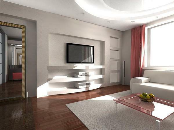 Velik proračun možnost za dekoracijo dnevne sobe je slog minimalizma