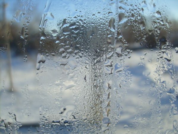 Condensation on the windows - the first sign of a lack of room ventilation efficiency.