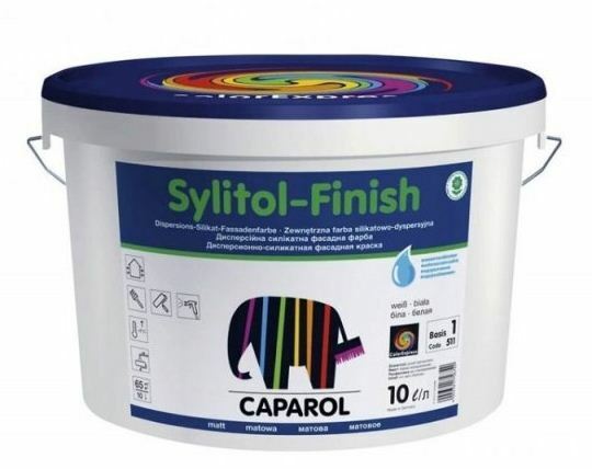 Sylitol-Finish - tinta de silicato durável do fabricante finlandesa Caparol