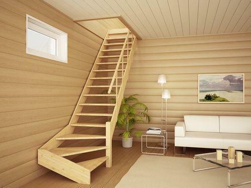 Wooden stairs can be built with their own hands, adhering to certain rules