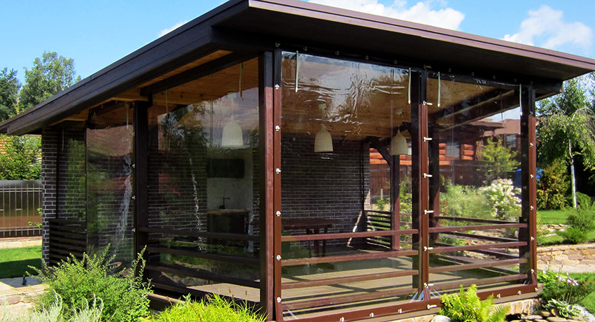 Soft windows for gazebos, verandas and terraces: a tandem of aesthetics and functionality