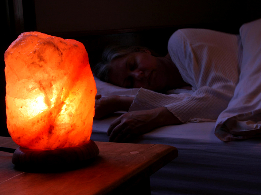 Le lampade di sale hanno un effetto terapeutico sul sistema respiratorio 