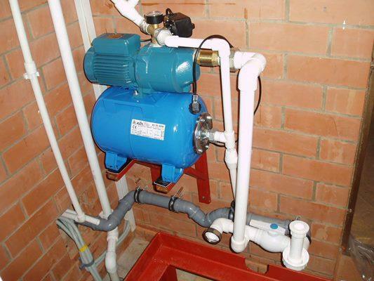 Easier to supply water from the well is possible with the help of a pumping station