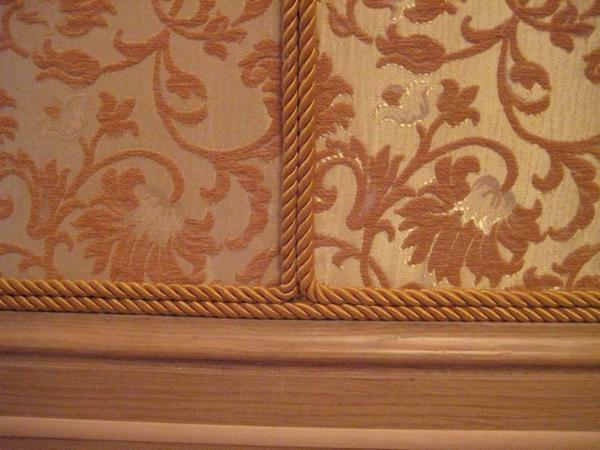 In royal times, the wallpaper was fabric