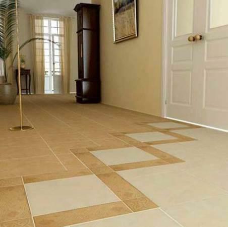 Rendere il pavimento del corridoio può essere più pratico usare le bellissime piastrelle