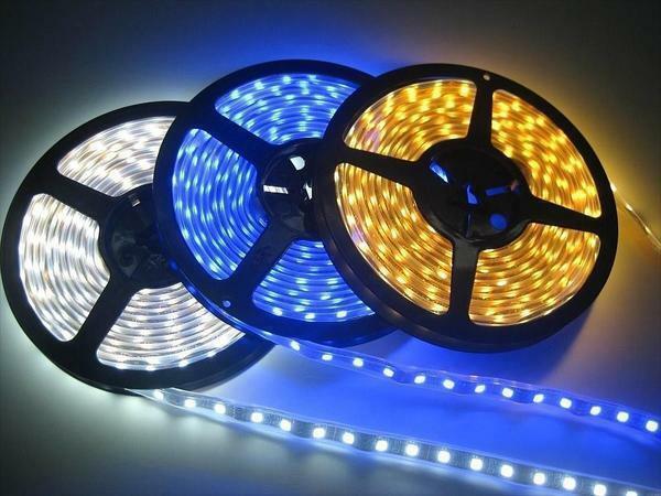 The main advantages of LED strip - a diverse color palette and low cost