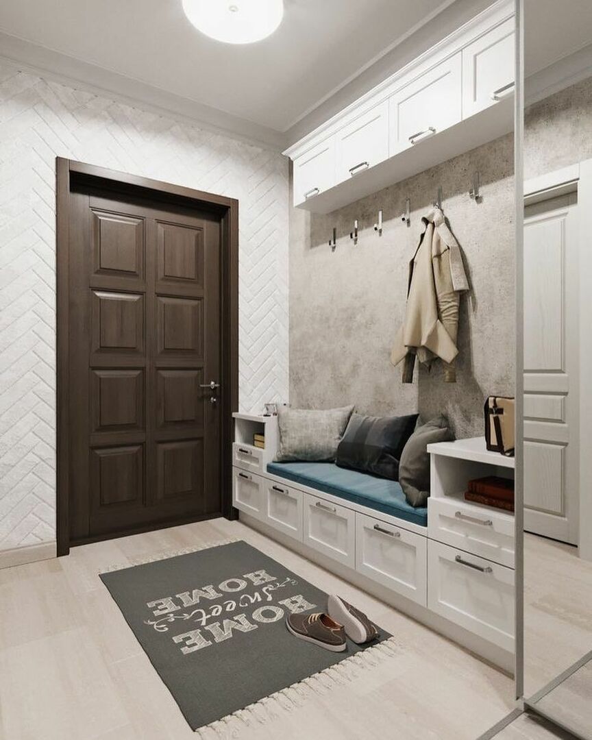 Simple yet stylish hallway interior design
