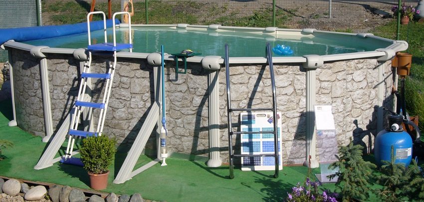 Sand filter for swimming pool: that the water remains clean