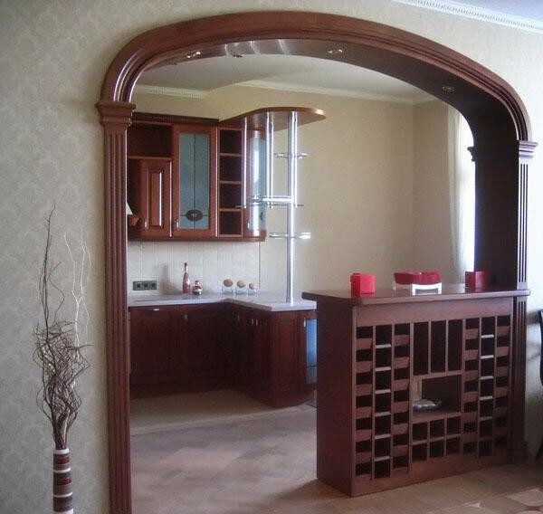 Arch instead of a door - a good decision