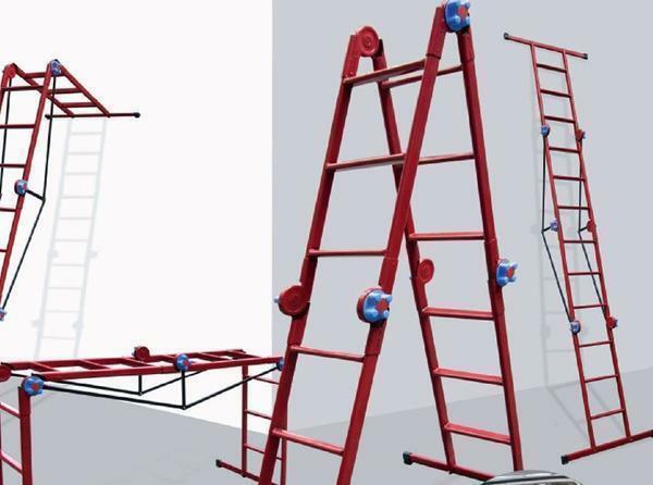 For today, a convenient ladder is often used in daily work