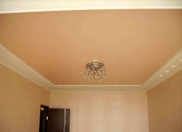The original ceiling will become a bright accent in any room