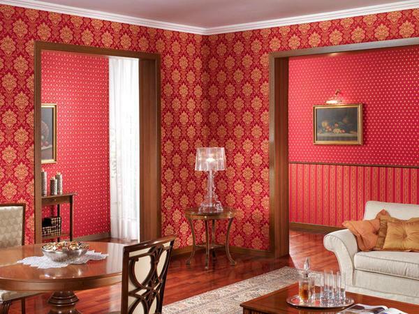 With the help of wallpaper, presented by different styles and directions, it is possible to introduce cardinal changes in the interior of the living quarters