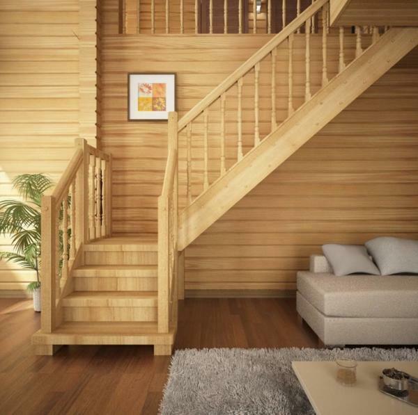 Azt jó minőségű fából készült lépcső bizonyos előírások