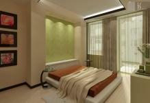 Design and curtains-in-bedroom-with-balcony-doors-photo