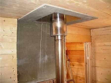 Galvenais aspekts būvniecībā vannā ir instalācija caurules saskaņā ar visiem noteikumiem ugunsdrošības