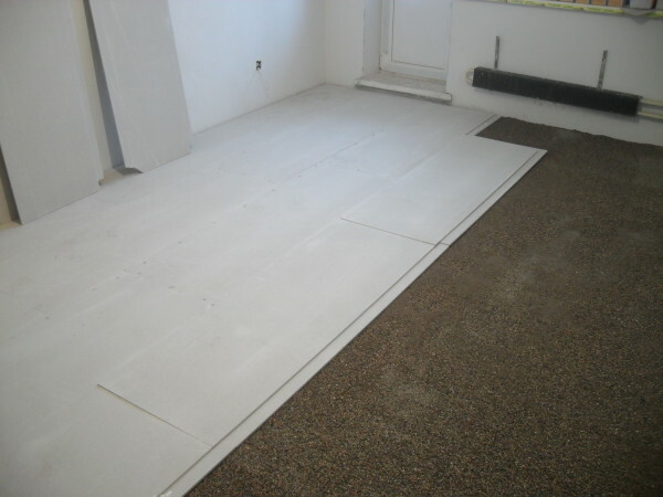 Dry screed on Knauf technology
