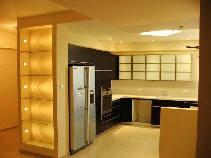 From gypsum cardboard niches: in the wall how to do, with their own hands the closet, photo in the kitchen, built-in windows, trim for the coupe