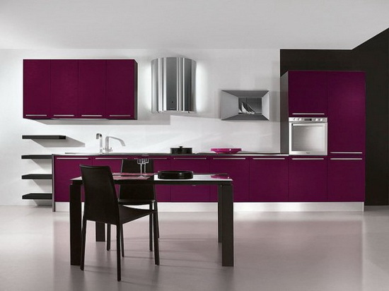 Dizainas Virtuvės baldai spalvos