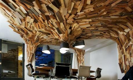 Thanks to unusual ceilings, you can make the interior more stylish and original
