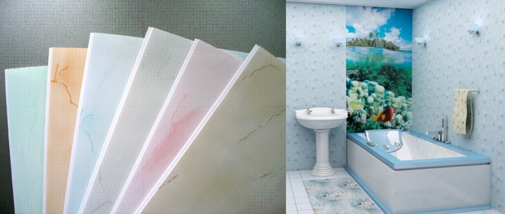 Reparatur Toilette Kunststoffplatten: Finishing-Wandplatten und Abstellgleis