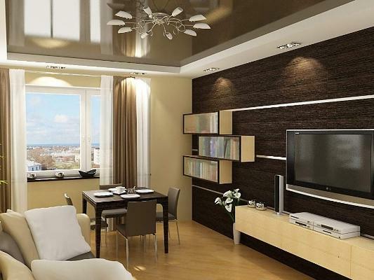 The living room should be designed so that it is comfortable and cozy not only for family members, but also for guests