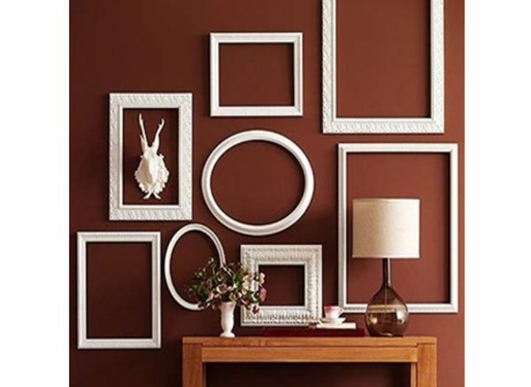 Frames will give the room lightness and spaciousness.