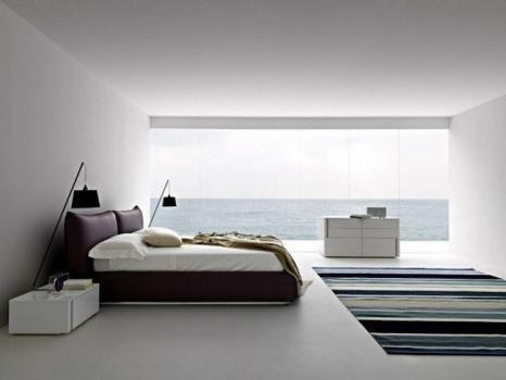 Stil minimalizm şeylerin az sayıda ve odada dekor ile karakterizedir