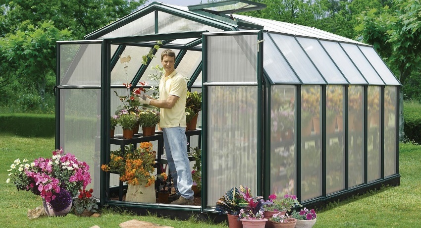 Greenhouse Polycarbonate: the size and price of finished designs