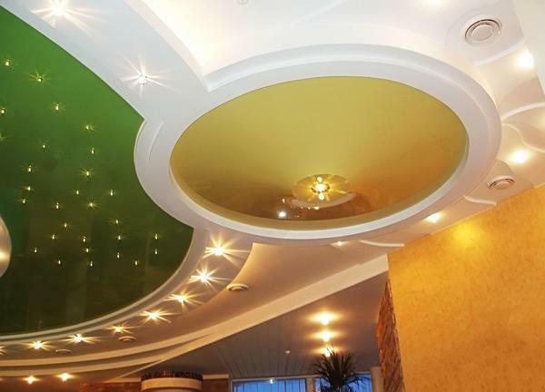holofotes da moda executar várias funções de iluminação principal e adicional no teto