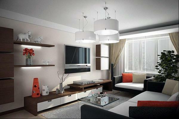 Dengan mewarnai ruangan harus didekati secara bertanggung jawab, untuk visual mengurangi ruangan