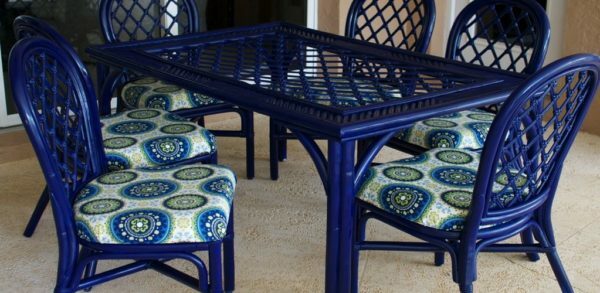 The material is suitable for painting furniture used outdoors
