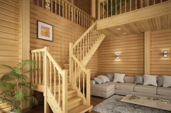 Ja jums ir mājās ir koka kāpnes, tad tas ir labākais, lai uzņemt margām, kas ir izgatavoti no dārga koka