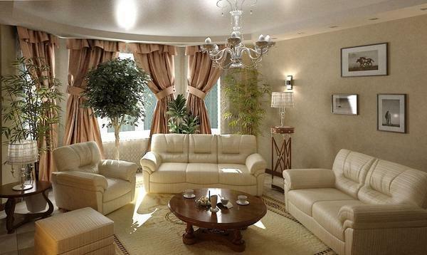 A great solution is draping curtains, which add some uniqueness to the room