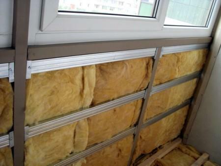 Warming the balcony with mineral wool has a number of advantages and some disadvantages