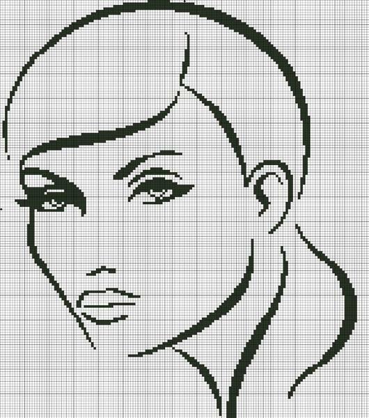 For beginners, it is recommended to start with a contour view of the monochrome, since it is the simplest