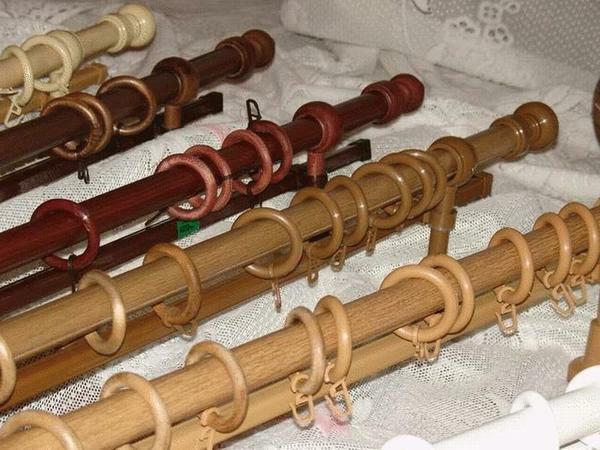 Wooden curtain rods: curtains made of wood for curtains, photos carved by themselves in the house