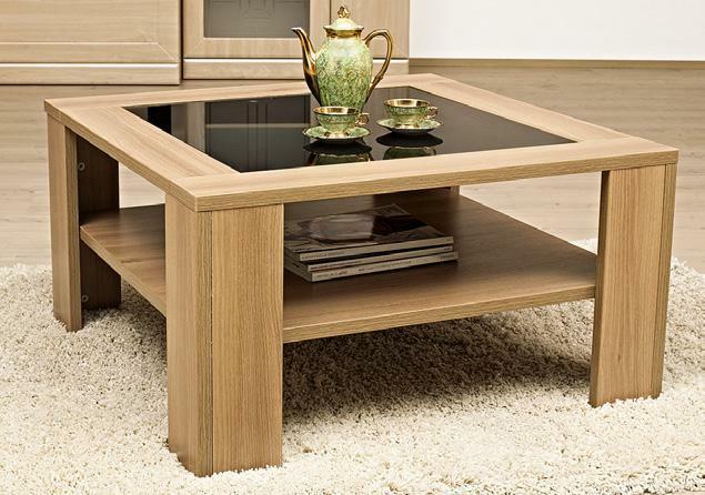 The coffee table for the living room is an indispensable part of the interior.