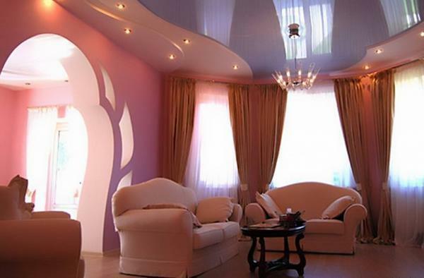 Pearlescent ceilings look simply gorgeous and differ with their amazing brilliance