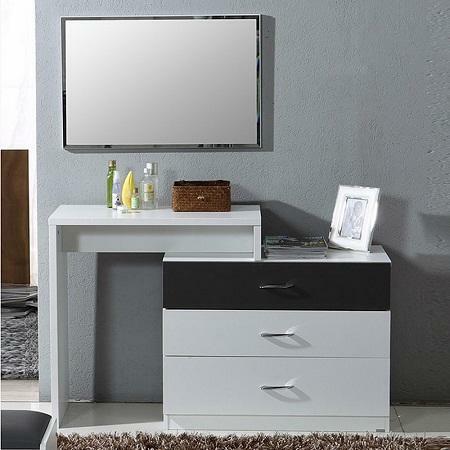 Dressing tables are a very convenient piece of furniture, as they are roomy and take up little space