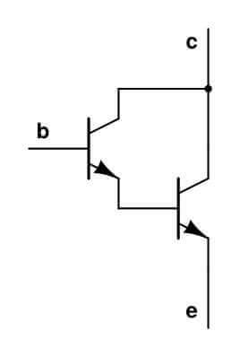 Zusammengesetzter npn-Transistor