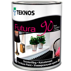 Polyurethane enamel Teknos FUTURA 90 provide coating durability.