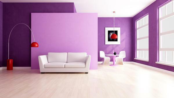 Interior paint for walls and ceilings is quite a good and inexpensive way to make a beautiful room design